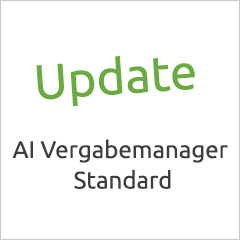 AI Vergabemanager Standard: Update auf Version 8.3