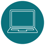 Icon Laptop - Seminare und Webinare mit evergabe.de