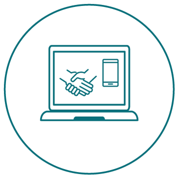 Icon Desktop - elektronische Vergabe mit evergabe.de